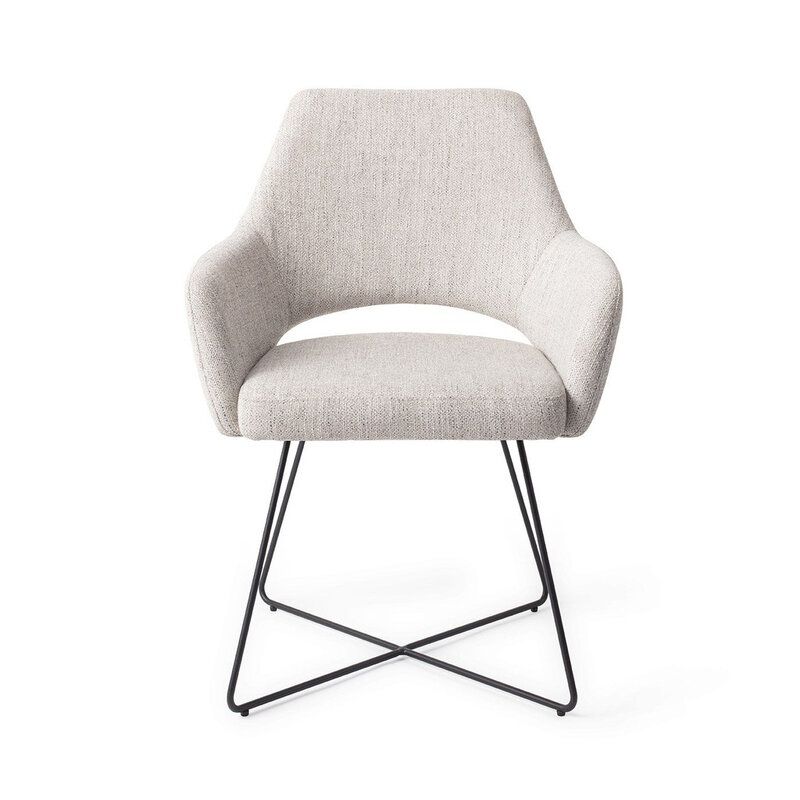 Jesper Home Yanai Pigeon Eetkamerstoel - Cross Black