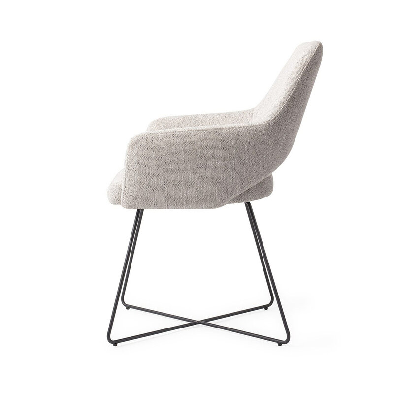 Jesper Home Yanai Pigeon Eetkamerstoel - Cross Black