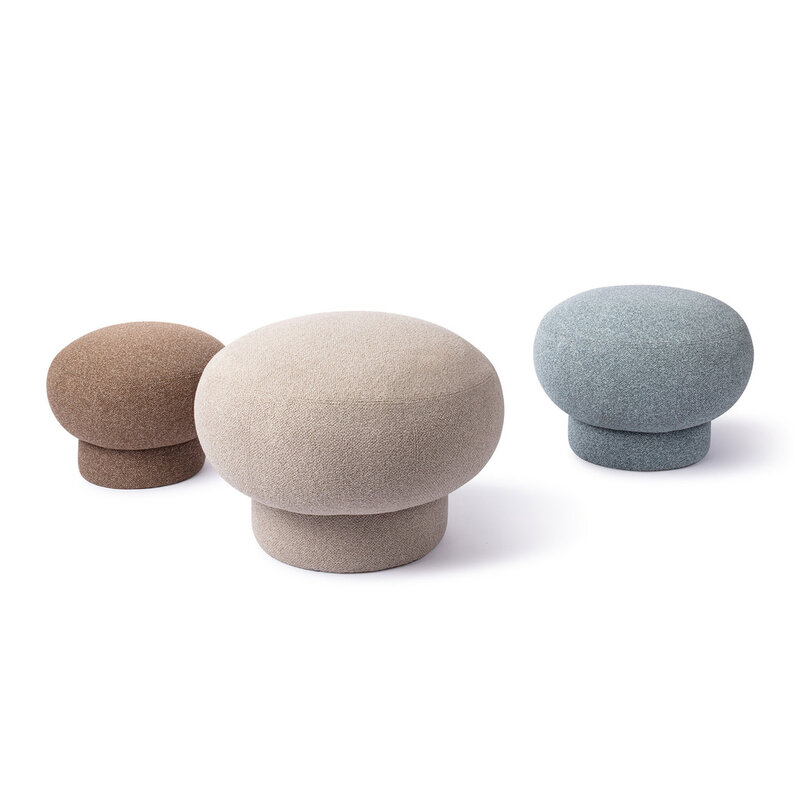 Jesper Home-collectie Anoo Pouf Blue Dust