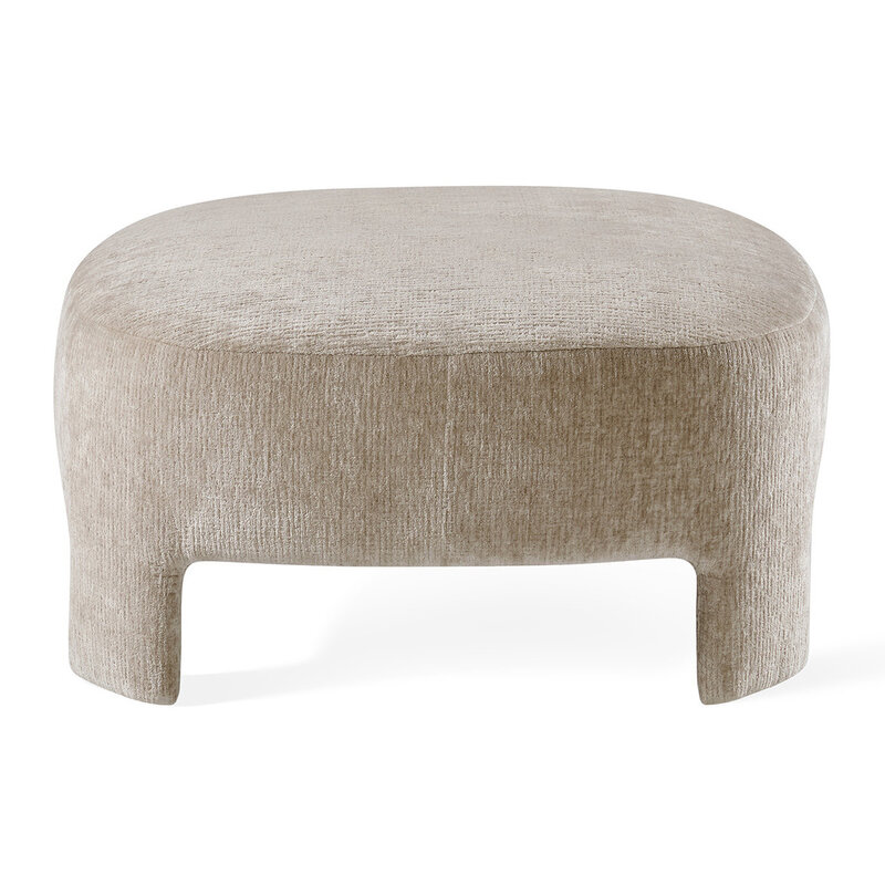Jesper Home Launo Ottoman - Limestone