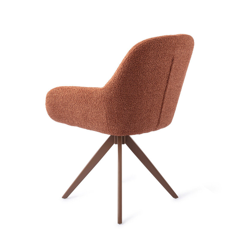 Jesper Home-collectie Kushi Amber Autumn Eetkamerstoel - Turn Brown