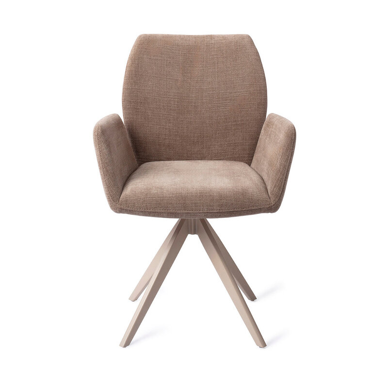 Jesper Home Misaki Mocha Mist Eetkamerstoel - Turn Beige