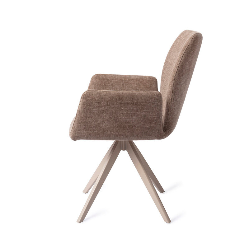 Jesper Home Misaki Mocha Mist Eetkamerstoel - Turn Beige