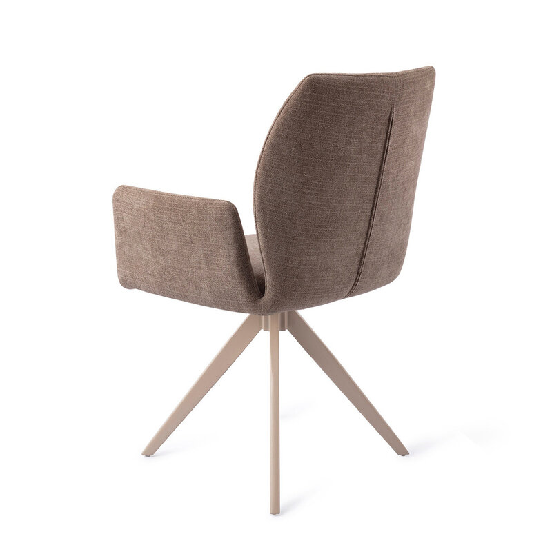 Jesper Home Misaki Mocha Mist Eetkamerstoel - Turn Beige