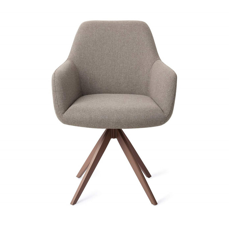 Jesper Home Hiroo Foggy Fusion Eetkamerstoel - Turn Brown
