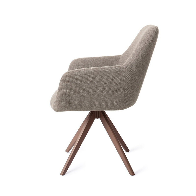 Jesper Home Hiroo Foggy Fusion Eetkamerstoel - Turn Brown