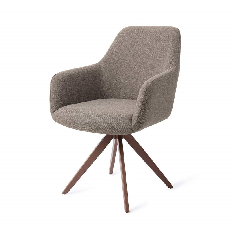 Jesper Home Hiroo Foggy Fusion Eetkamerstoel - Turn Brown