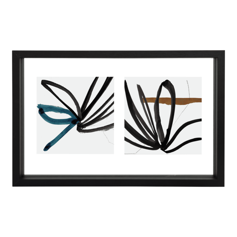 Urban Nature Culture-collectie photo frame Floating Minimalism Double, black