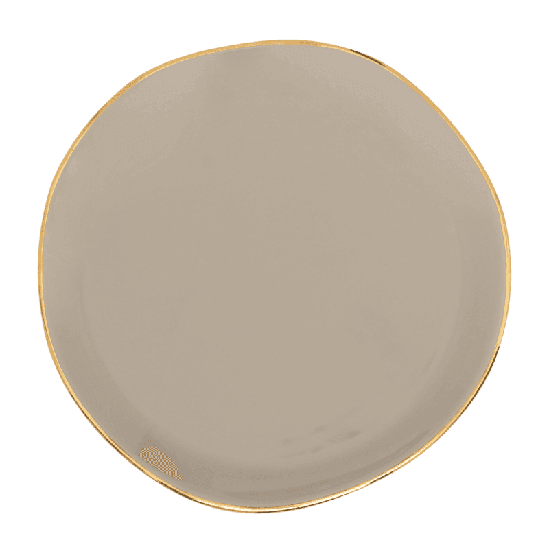 Urban Nature Culture-collectie Good Morning bord dia 17 cm - Gray Morn (set of 4)