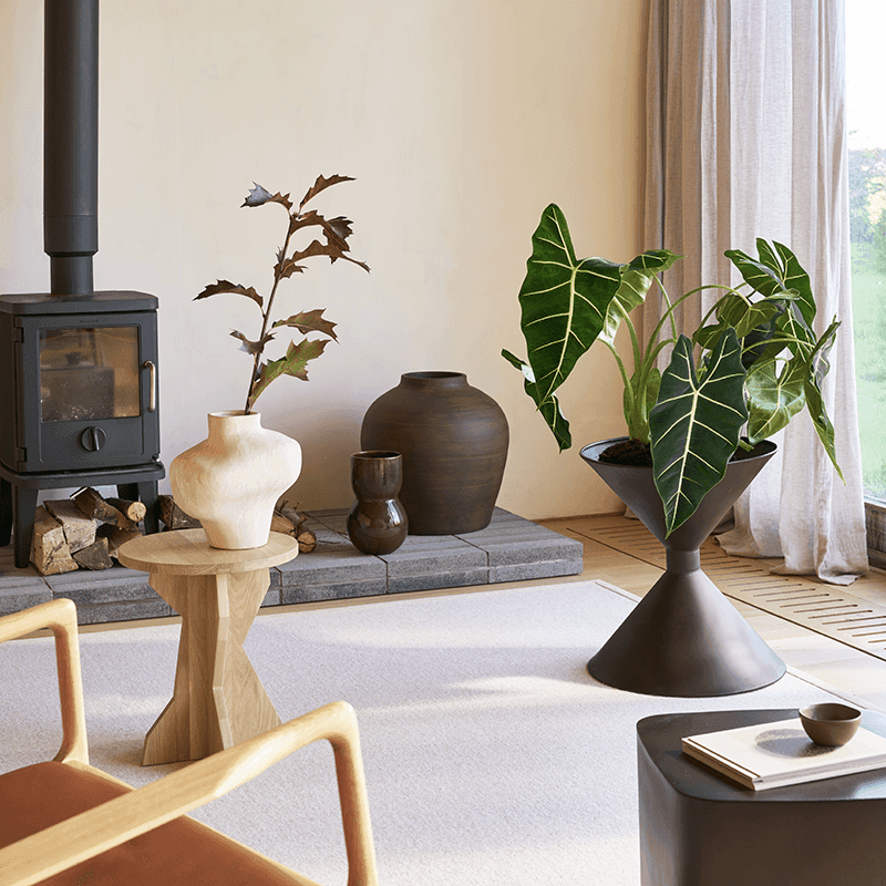 Urban Nature Culture-collectie Plant Stand Kasvi, Downtown Brown