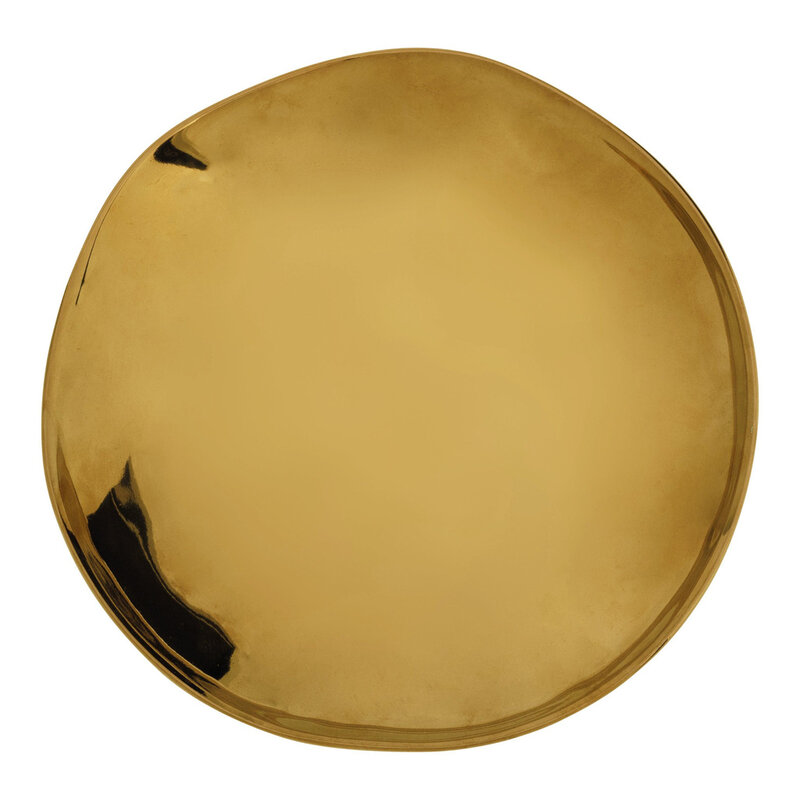 Urban Nature Culture-collectie Good Morning bord dia 21 cm - Gold (set of 4)