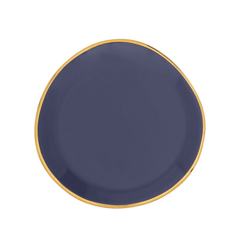 Urban Nature Culture-collectie Good Morning bord dia 9 cm - Purple Blue (set of 4)