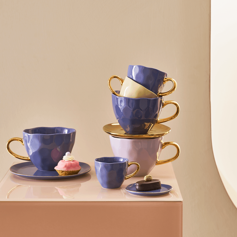 Urban Nature Culture-collectie Good Morning plate dia 9 cm - Lila (set of 4)