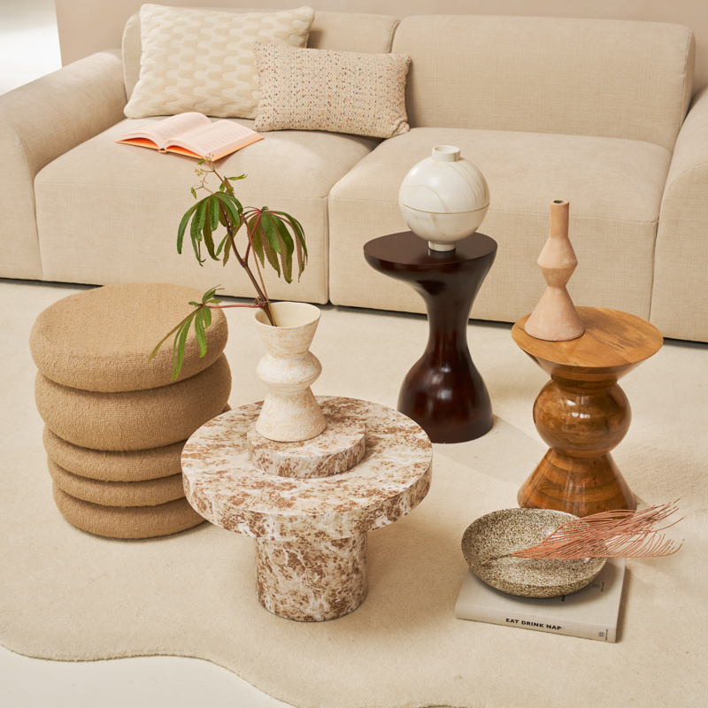 Urban Nature Culture-collectie pouf Cinco