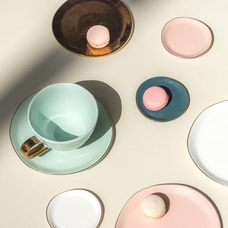 Urban Nature Culture-collectie Good Morning plate dia 9 cm - Old Pink (set of 4)