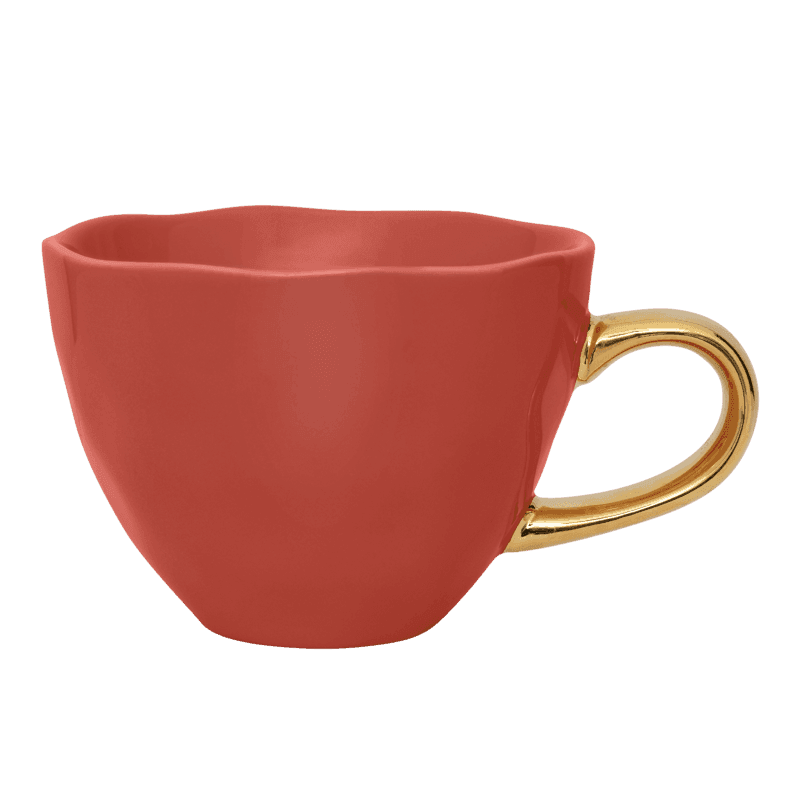 Urban Nature Culture-collectie Good Morning Kopje Cappuccino / Tea dia 11 cm - Raspberry (set of 4)