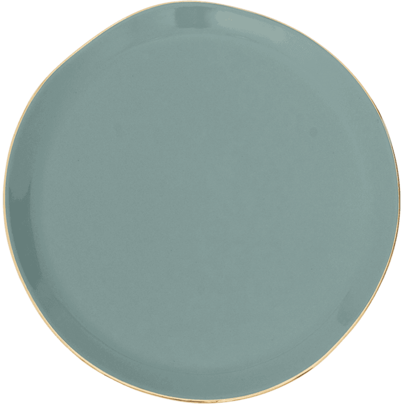 Urban Nature Culture-collectie Good Morning bord dia 22.8 cm - Slate (set of 4)