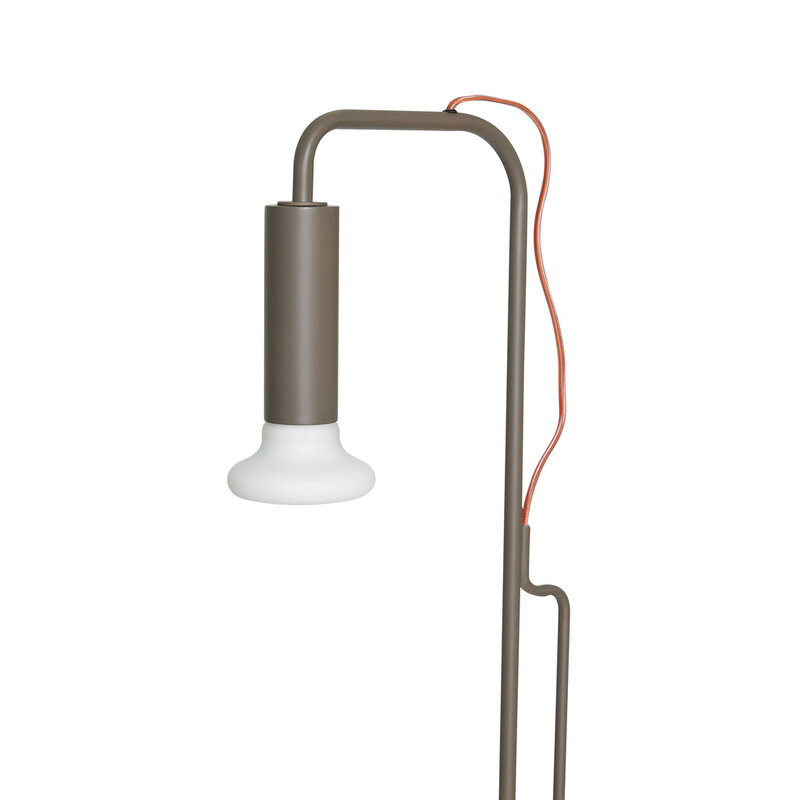 Hübsch-collectie Ido Floor Lamp Brown