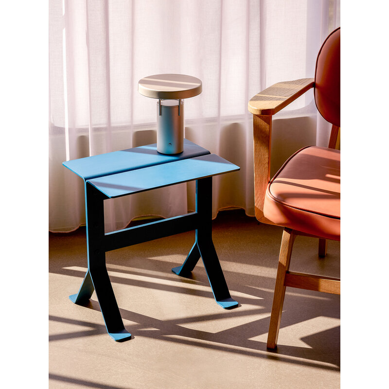 Hübsch-collectie Fold bijzettafel petrol