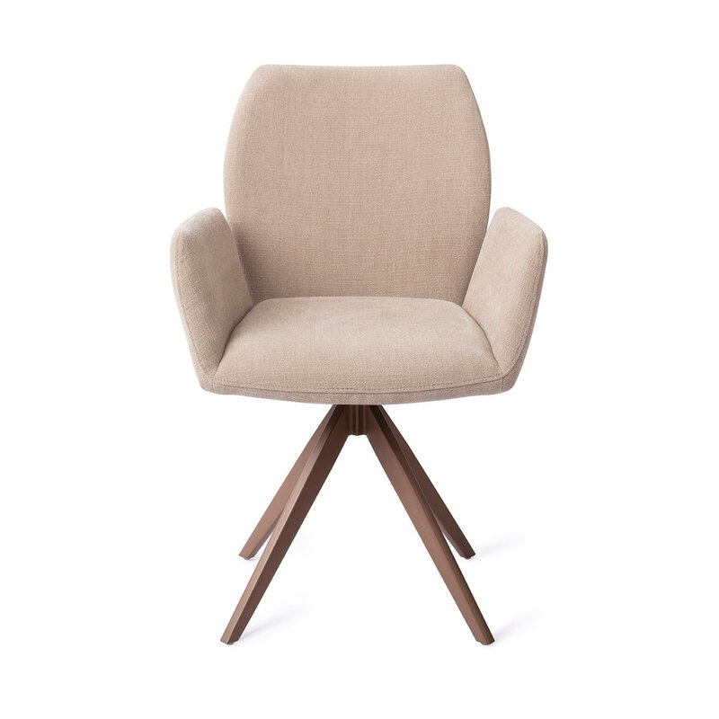 Jesper Home Misaki Sand Strand Eetkamerstoel - Turn Brown