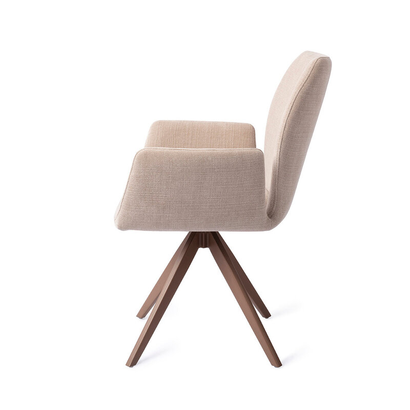 Jesper Home Misaki Sand Strand Eetkamerstoel - Turn Brown