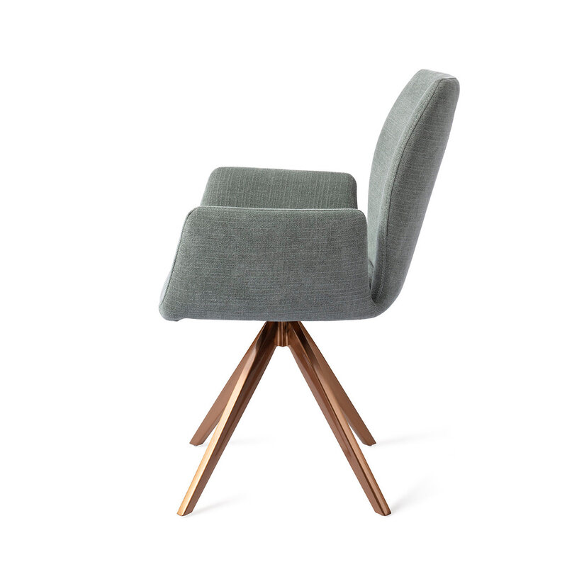 Jesper Home Misaki Breezy Blue Eetkamerstoel - Turn Rose