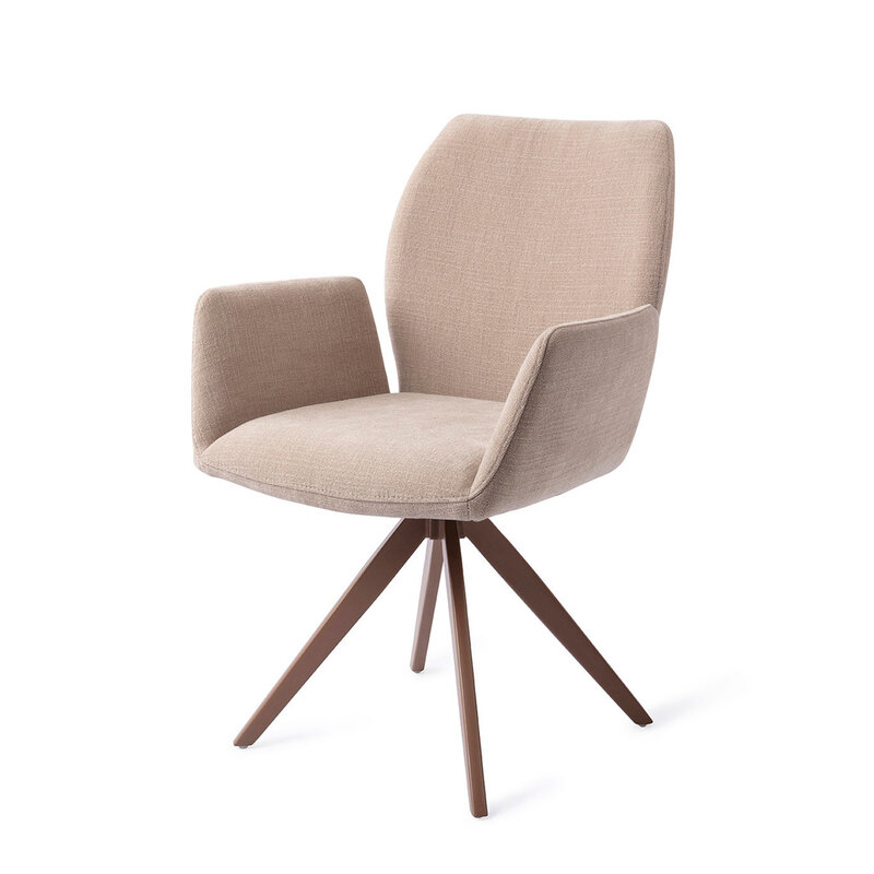 Jesper Home Misaki Sand Strand Eetkamerstoel - Turn Brown