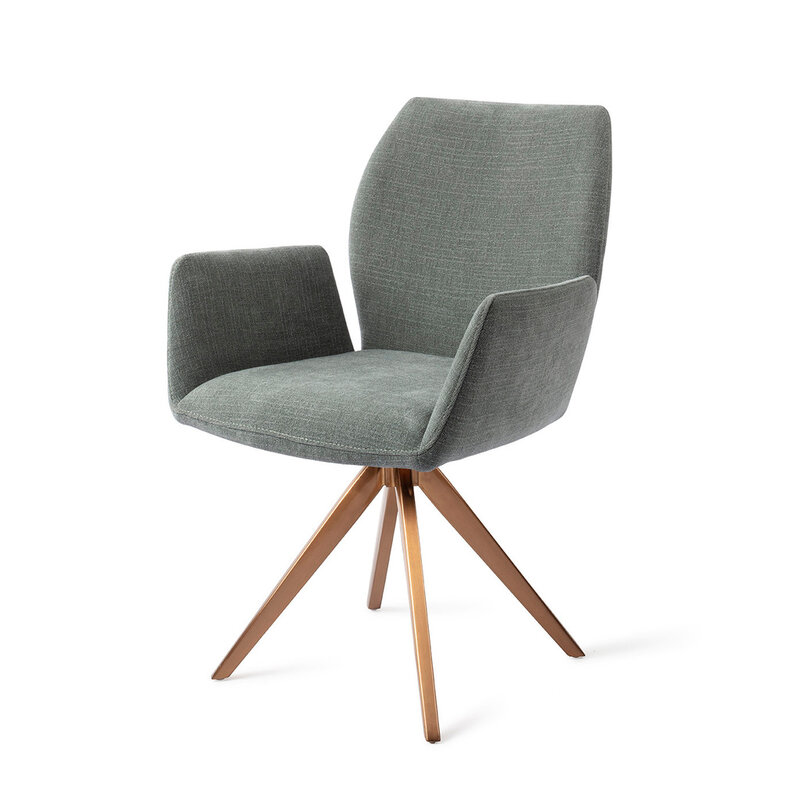 Jesper Home Misaki Breezy Blue Eetkamerstoel - Turn Rose