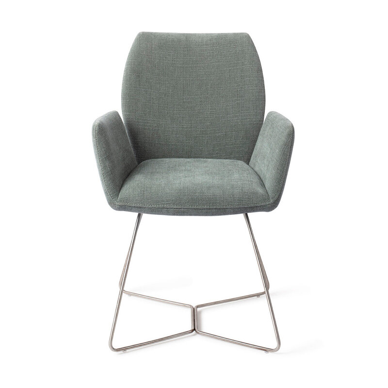 Jesper Home Misaki Breezy Blue Eetkamerstoel - Beehive Steel