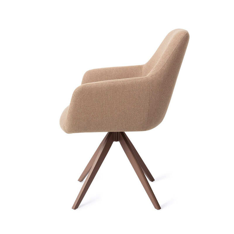 Jesper Home Hiroo Whisper Wheat Eetkamerstoel - Turn Brown