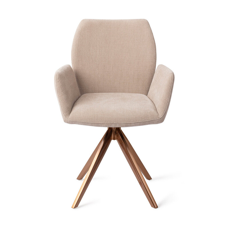 Jesper Home Misaki Sand Strand Eetkamerstoel - Turn Rose