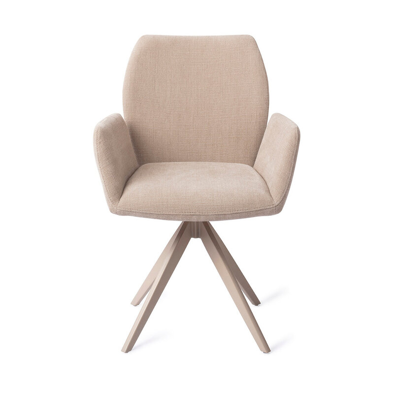Jesper Home Misaki Sand Strand Eetkamerstoel - Turn Beige