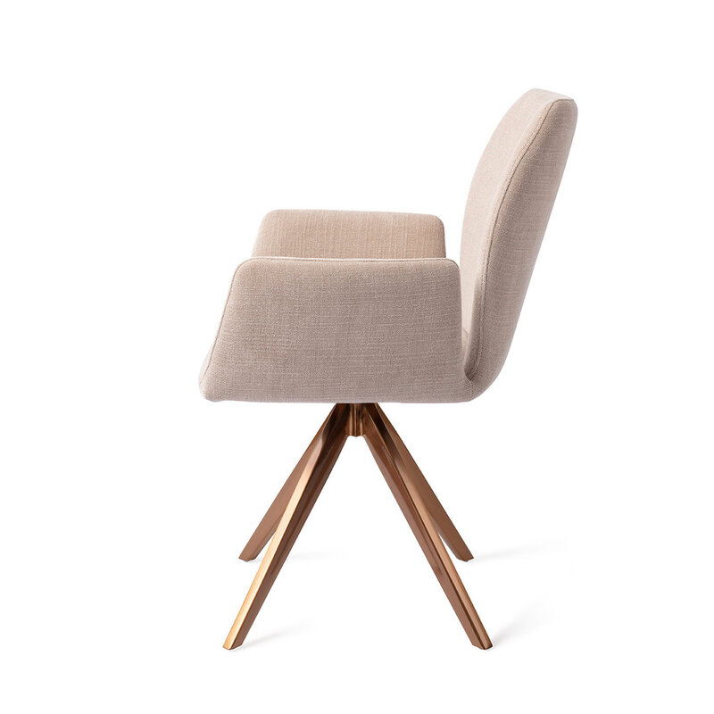 Jesper Home Misaki Sand Strand Eetkamerstoel - Turn Rose