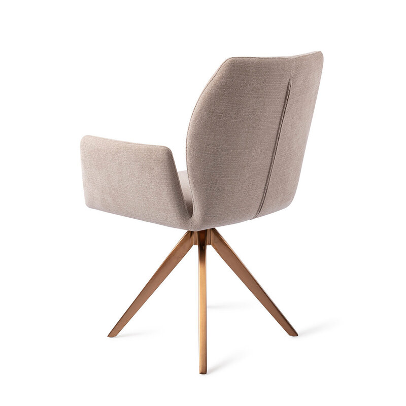 Jesper Home Misaki Sand Strand Eetkamerstoel - Turn Rose