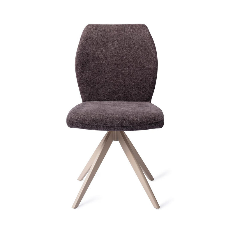 Jesper Home Ikata Almost Black Eetkamerstoel - Turn Beige