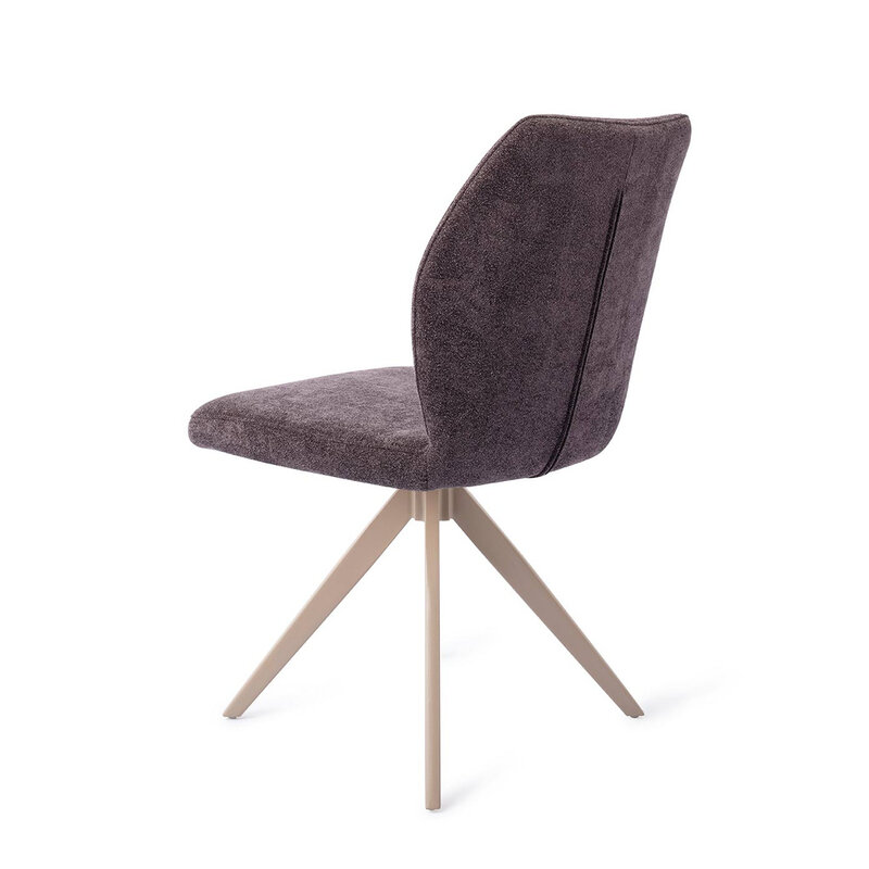 Jesper Home Ikata Almost Black Eetkamerstoel - Turn Beige