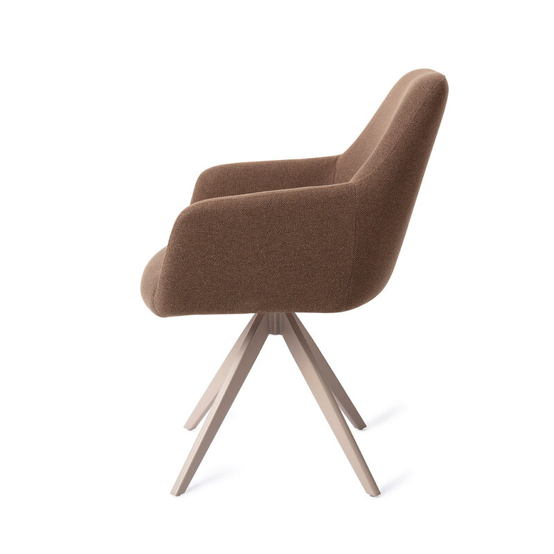 Jesper Home Hiroo Rustic Rye Eetkamerstoel - Turn Beige