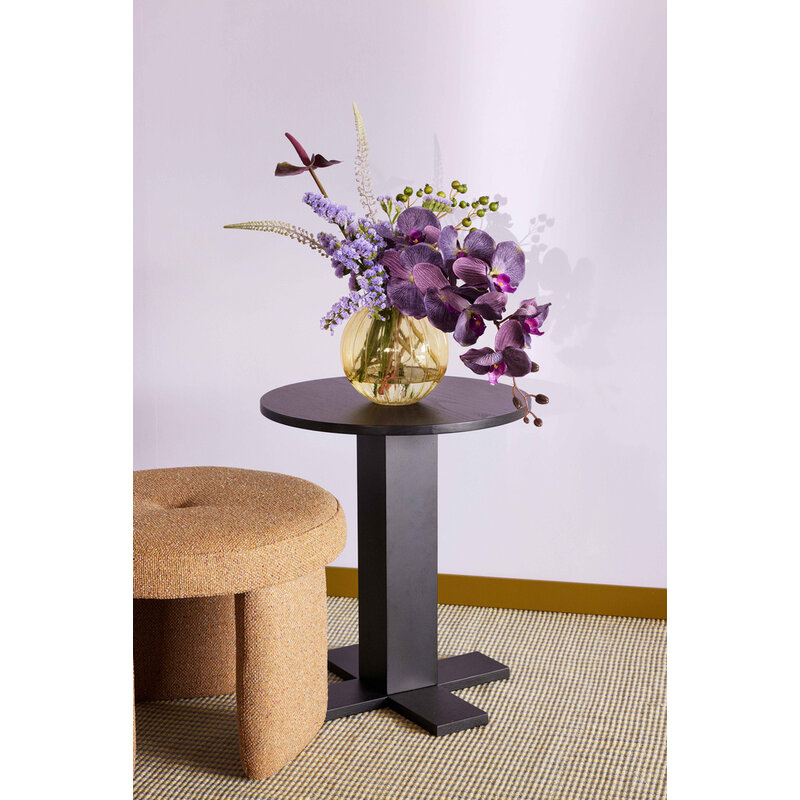 Hübsch-collectie Rocco Pouffe Ochre