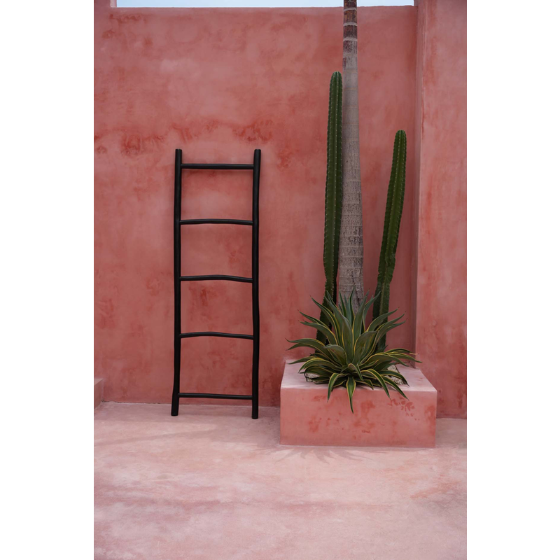Bazar Bizar-collectie Tulum Ladder - Zwart - 165