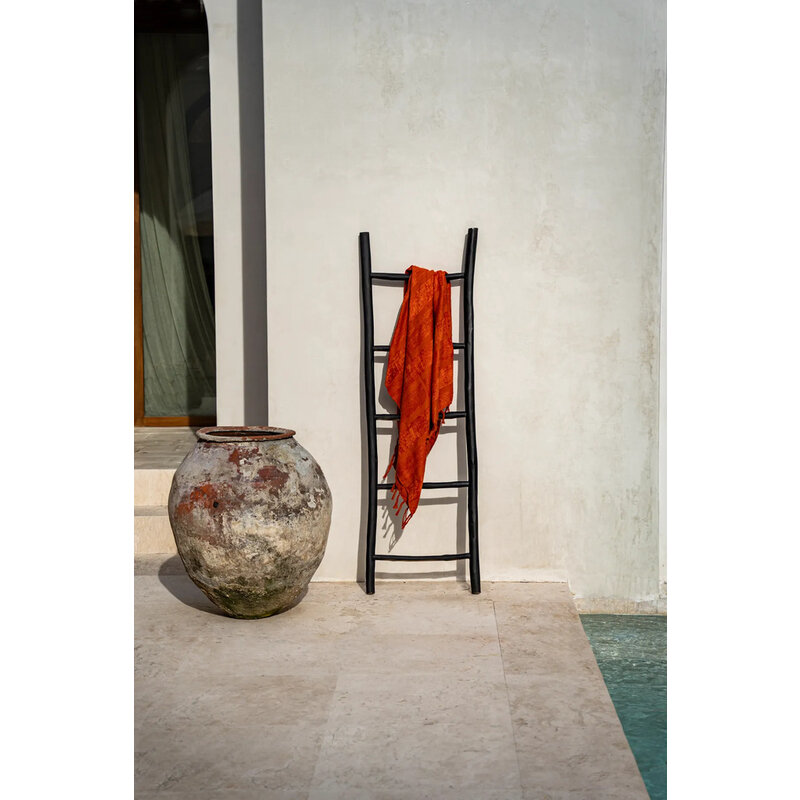 Bazar Bizar-collectie Tulum Ladder - Zwart - 165