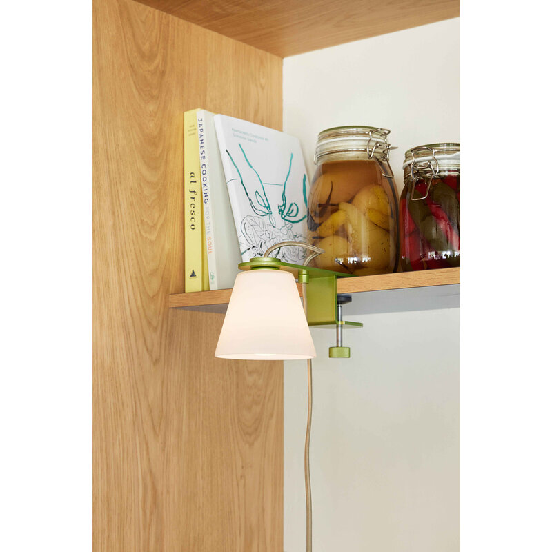 Hübsch-collectie Lure Wandlamp Metallic groen