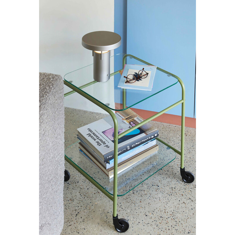 Hübsch-collectie Zephyr Trolley Green