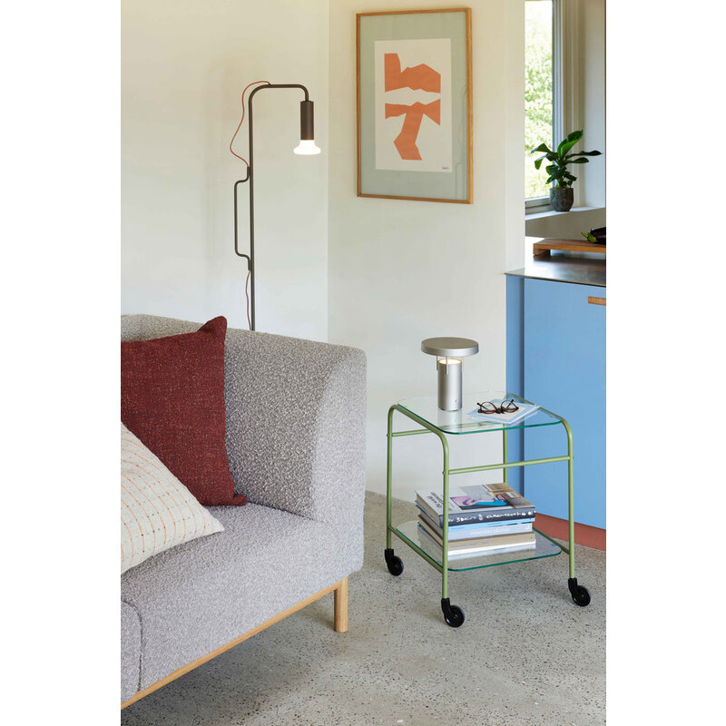 Hübsch-collectie Zephyr Trolley Groen