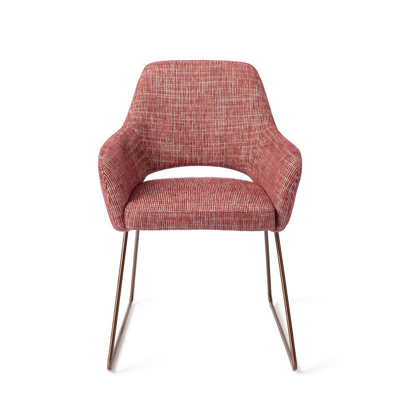 Jesper Home Yanai Berry Bars Eetkamerstoel - Slide Rose