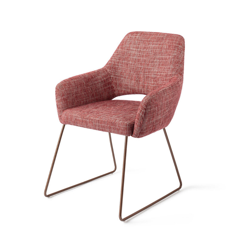 Jesper Home Yanai Berry Bars Eetkamerstoel - Slide Rose