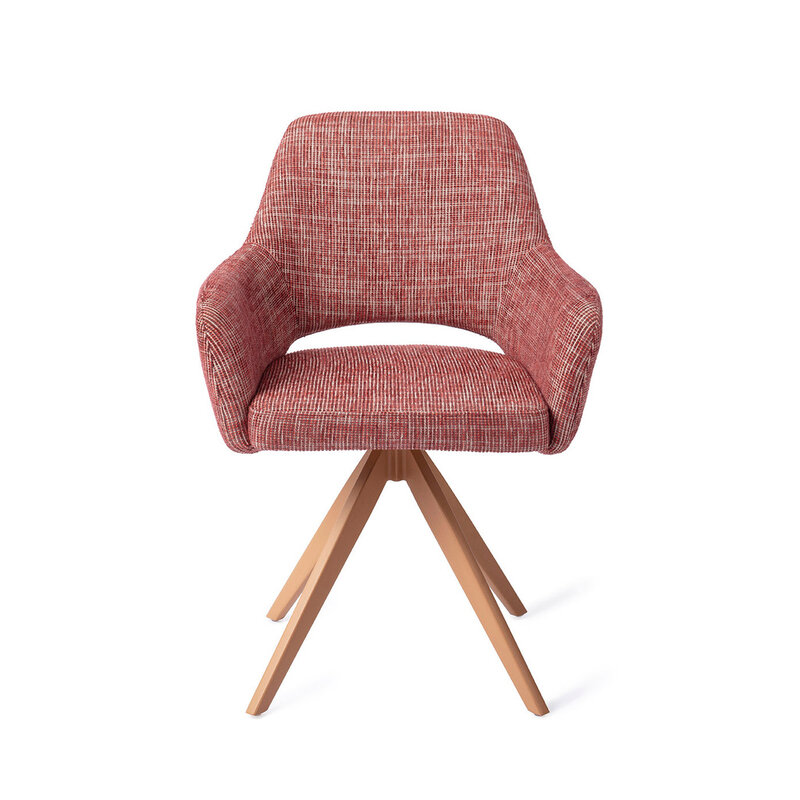 Jesper Home Yanai Berry Bars Eetkamerstoel - Turn Peach