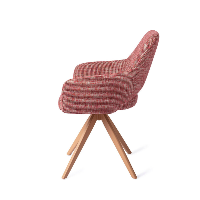 Jesper Home Yanai Berry Bars Eetkamerstoel - Turn Peach