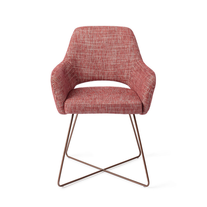 Jesper Home Yanai Berry Bars Eetkamerstoel - Cross Rose