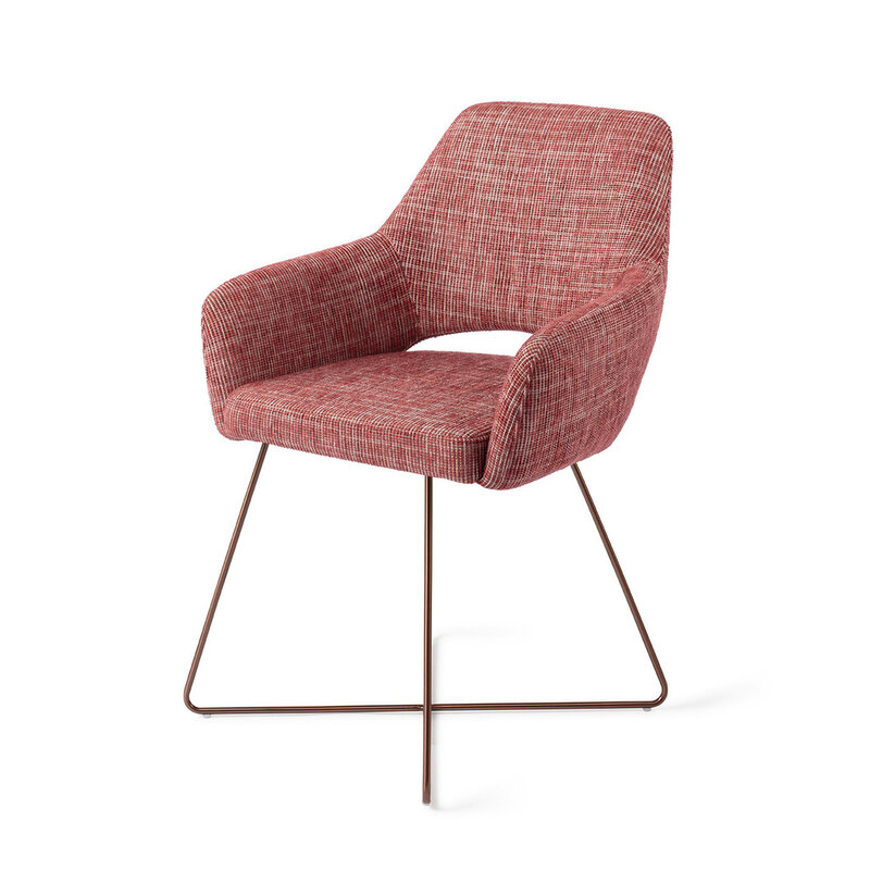 Jesper Home Yanai Berry Bars Eetkamerstoel - Cross Rose