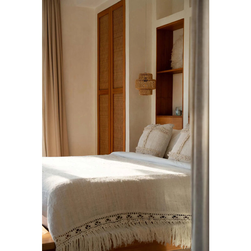 Bazar Bizar Gypsy Bedsprei - Naturel